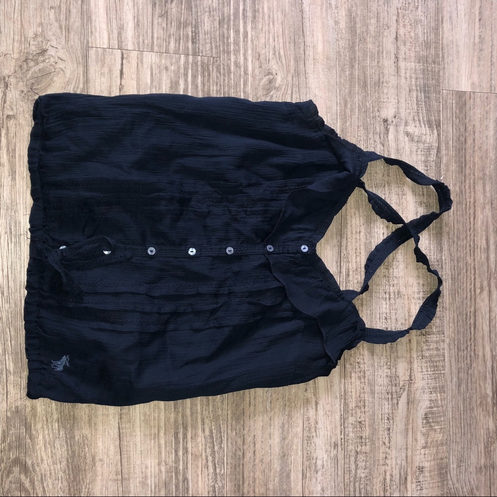 Navy blue fashion tank top!